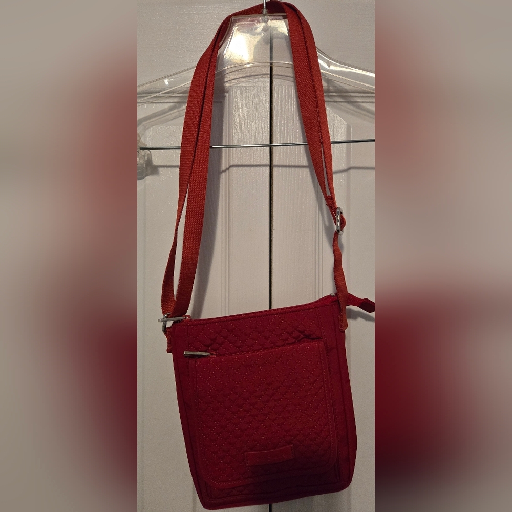 Like New! Vera Bradley Mini Hipster Red Quilted Crossbody Bag